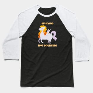 Believing Not Doubting Horse Baseball T-Shirt